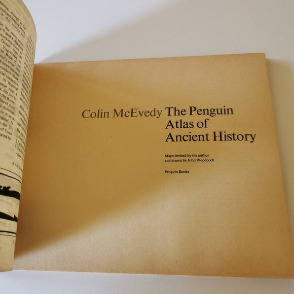 1990s Penguin Book of Ancient History by Colin McEvedy Historical Maps Vintage - Picture 5 of 10